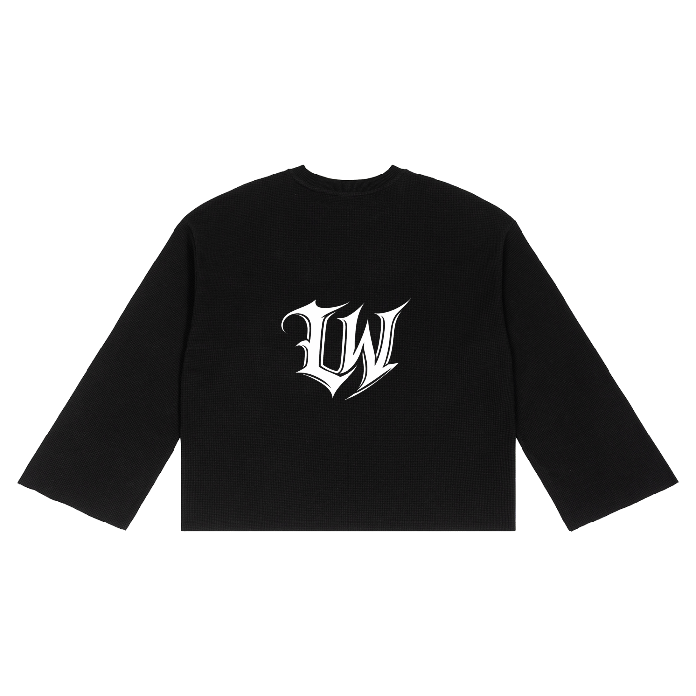 Unisex Waffle Raw Edge T-Shirt