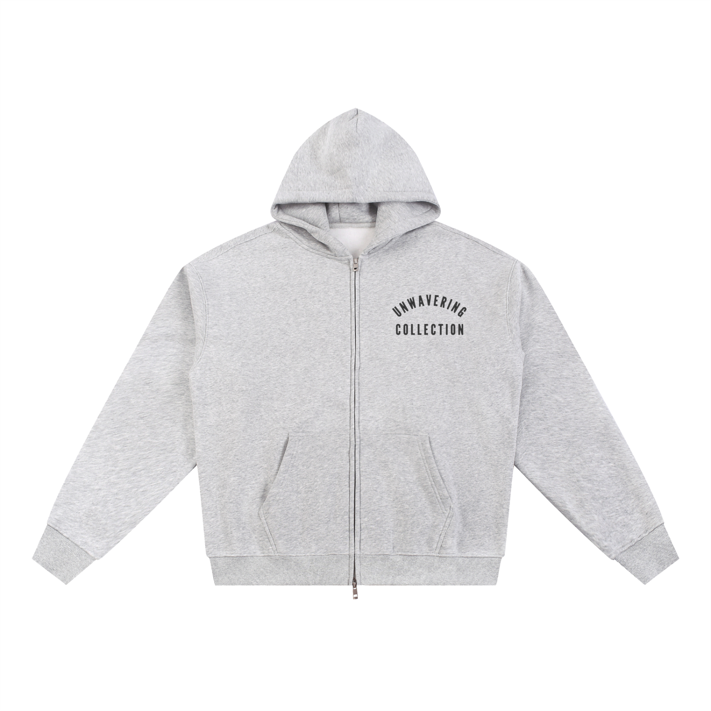Sudadera con capucha de felpa con cremallera Essential