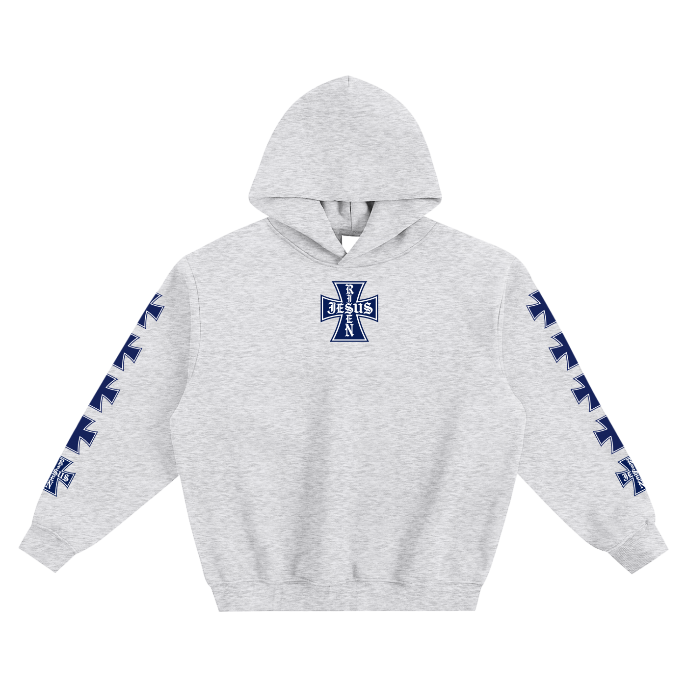 Sudadera con capucha holgada de forro polar