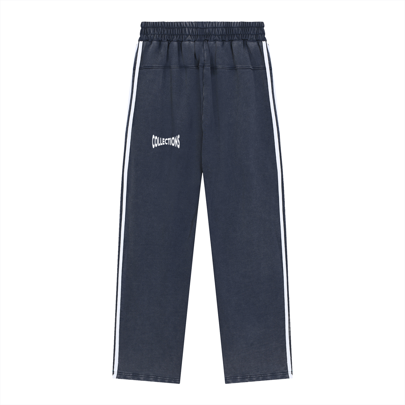 Snow Washed Contrast Tape Sweatpants