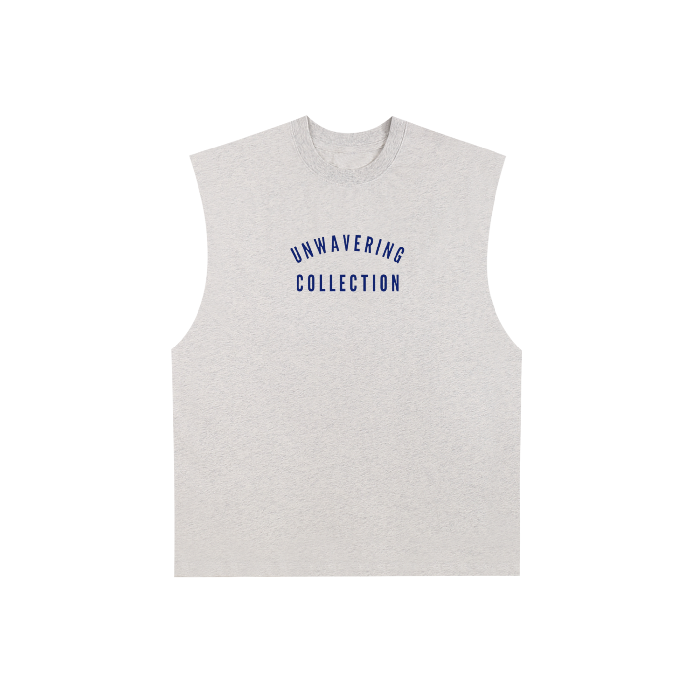 Raw Edge Cotton Tank Top