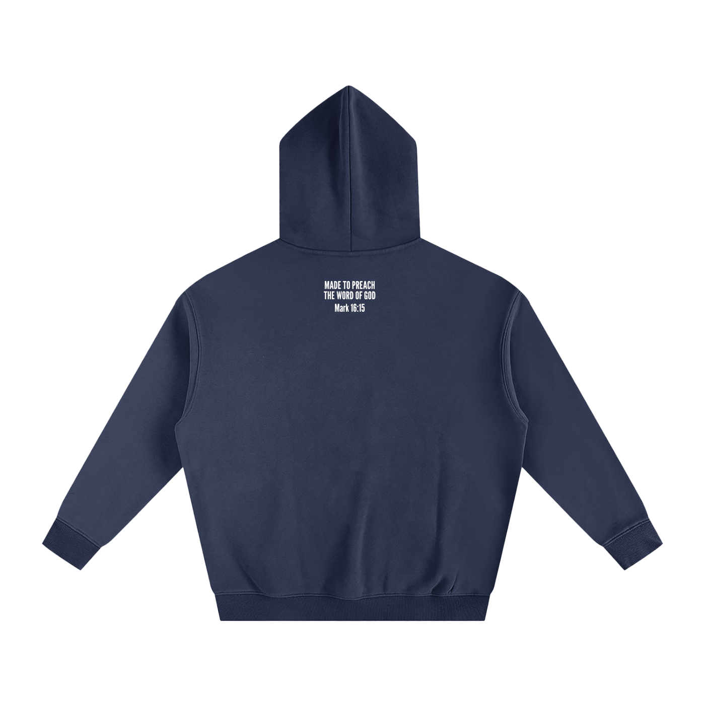 Sudadera con capucha forrada de felpa de talla grande