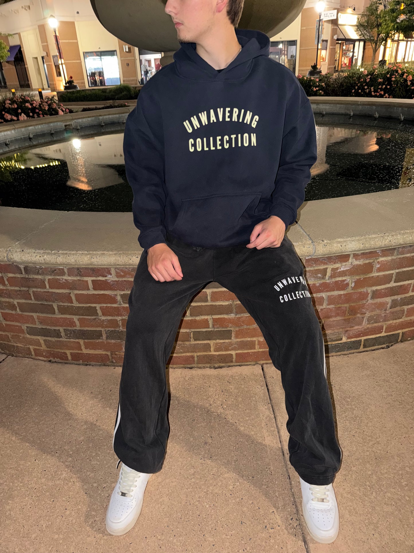 Sudadera con capucha forrada de felpa de talla grande