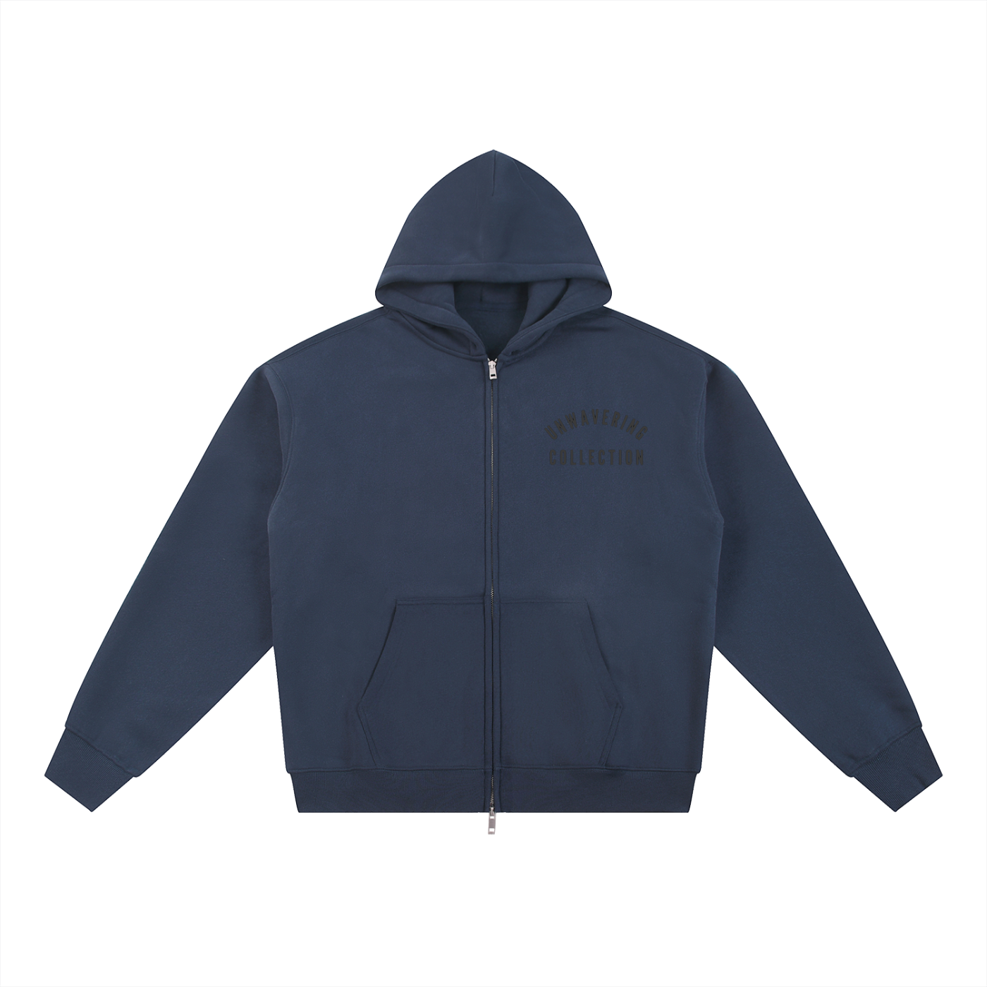 Sudadera con capucha de felpa con cremallera Essential