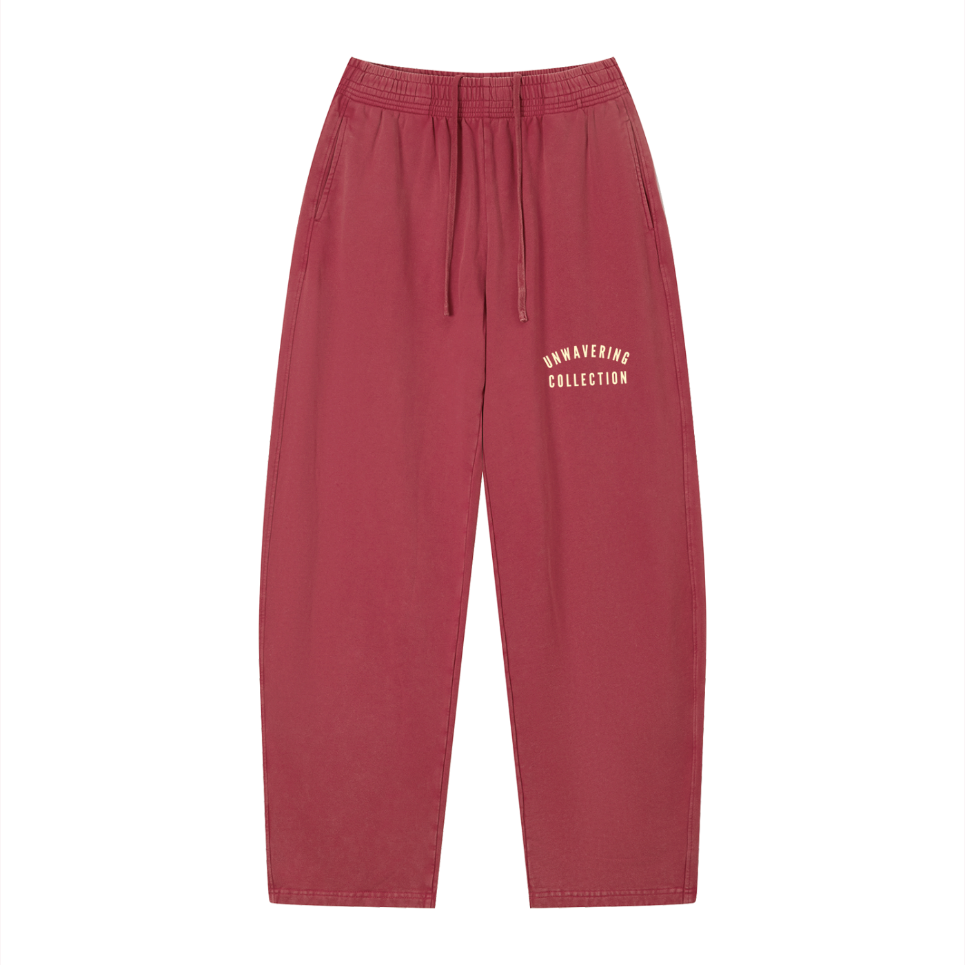 Pantalón de chándal unisex holgado con efecto desgastado
