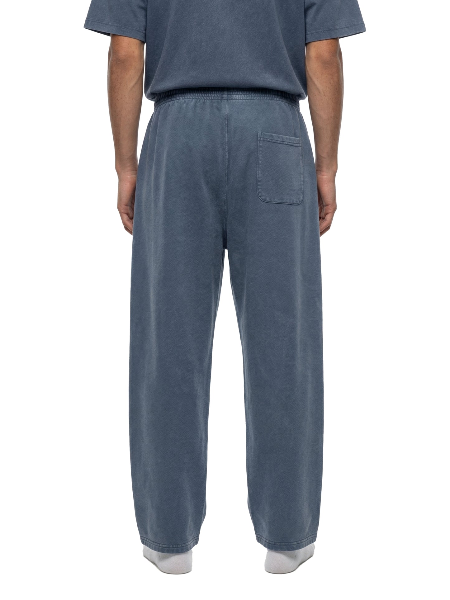Pantalón de chándal unisex holgado con efecto desgastado
